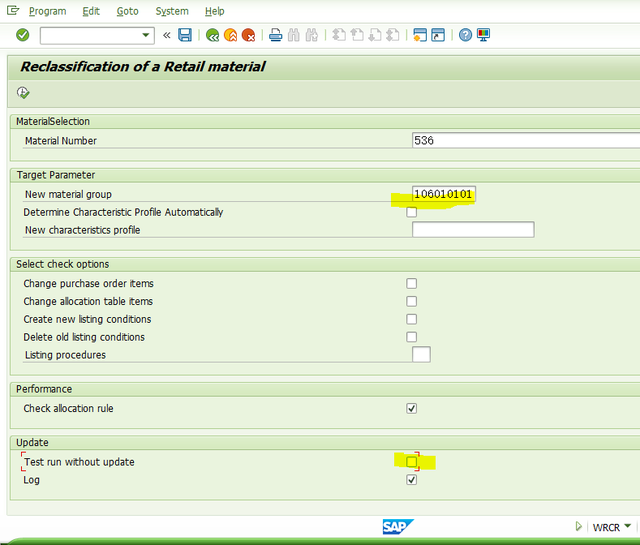 SAP Retail MM42不能修改物料的物料組