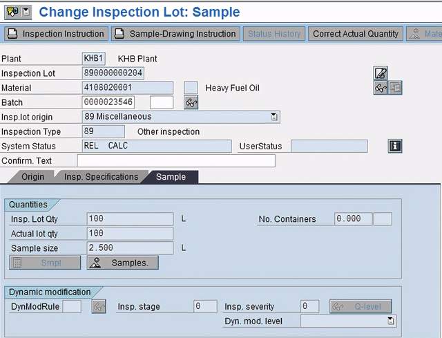 Physical Samples Management in SAP QM