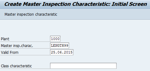 Control charts in SAP QM