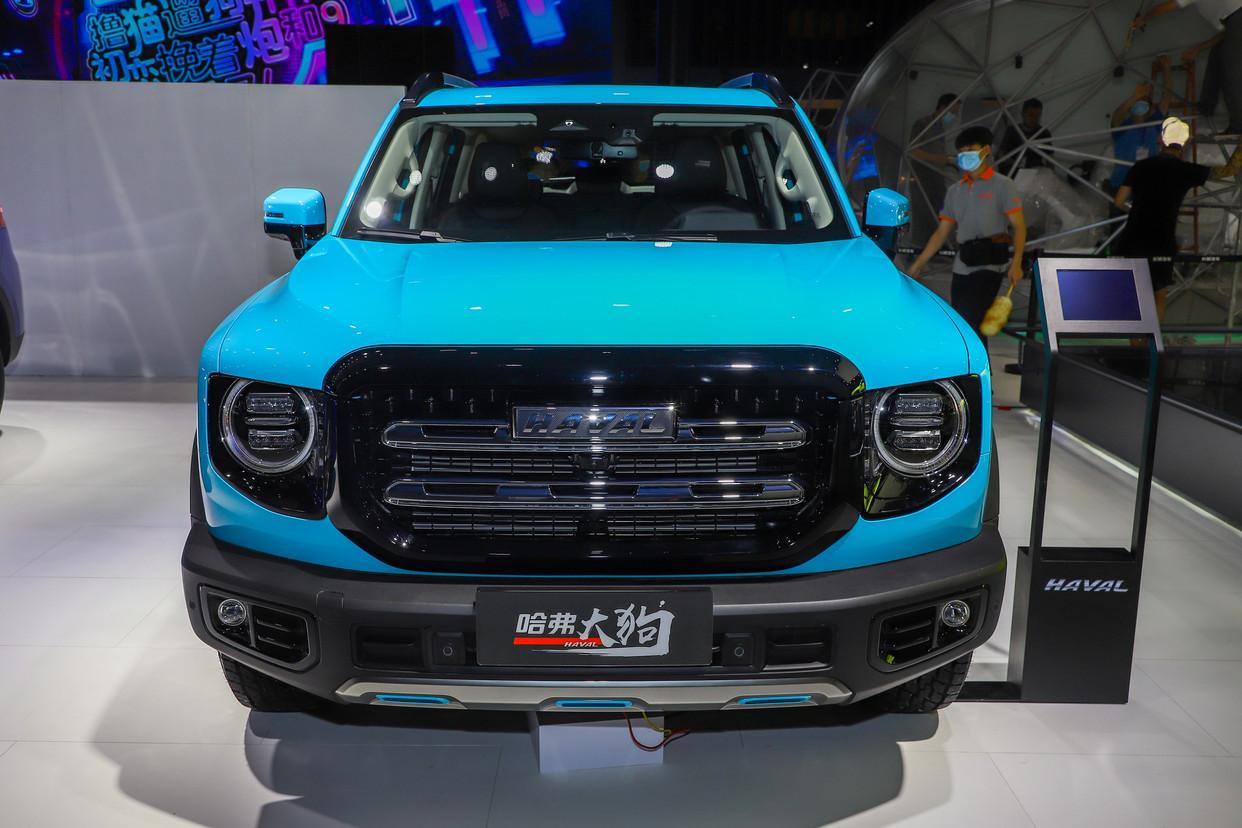 在2020广州车展,哈弗大狗2.0t车型开启预售,预售价:1