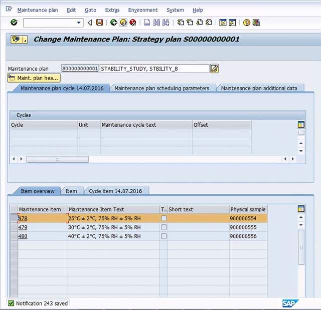 Stability Study with SAP Quality Management