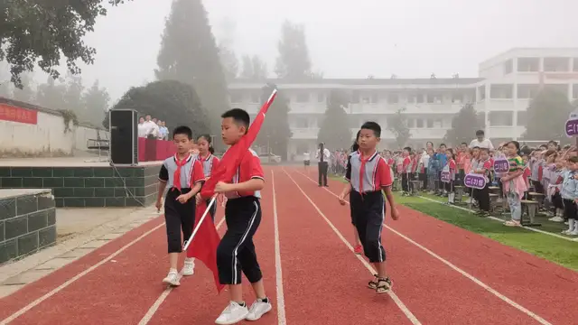 曾都区何店镇小学召开2021年秋开学典礼暨教师节庆祝大会开学典礼,新学期,梦想成长