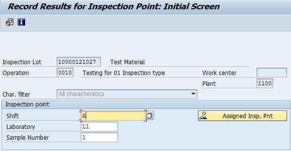 Inspection Points: Key settings and Usage