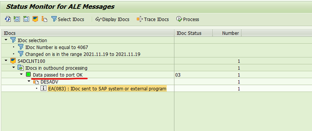 SAP公司間STO裡發貨單過賬後觸發的IDoc報錯 – Could not find code page for  –