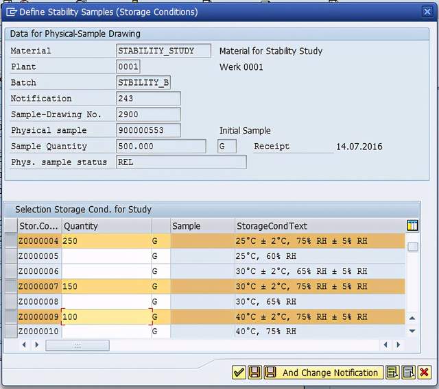 Stability Study with SAP Quality Management