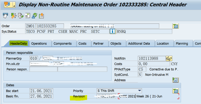 SAP PM 初級系列13 - PM Revision