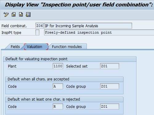 Inspection Points: Key settings and Usage