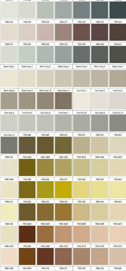 分享一组神仙配色色卡!转发收藏!遇到配色就头秃,别慌,这组神