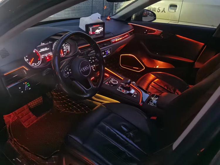 奥迪a4全套氛围灯 升降高音 发光盖板_奥迪a4l车友圈_懂车帝