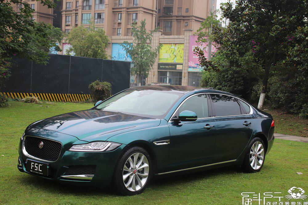 捷豹改色英国皇家绿案例分享