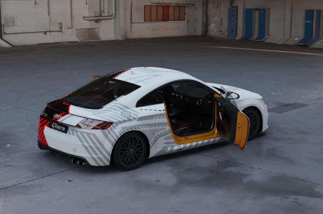 奥迪车身改色私人定制黑白双拼系列