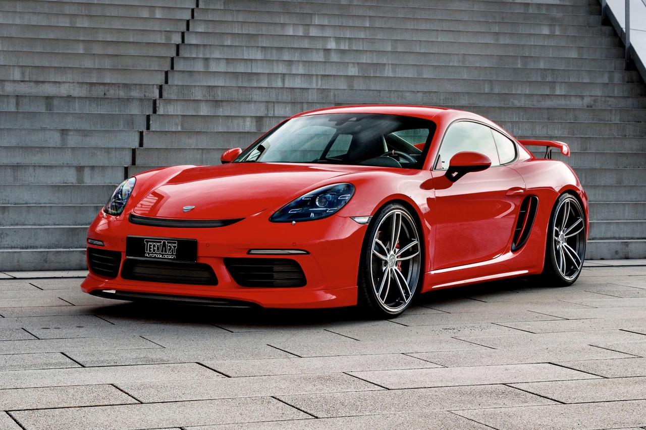 techart为保时捷718 cayman车型提供gt造型套