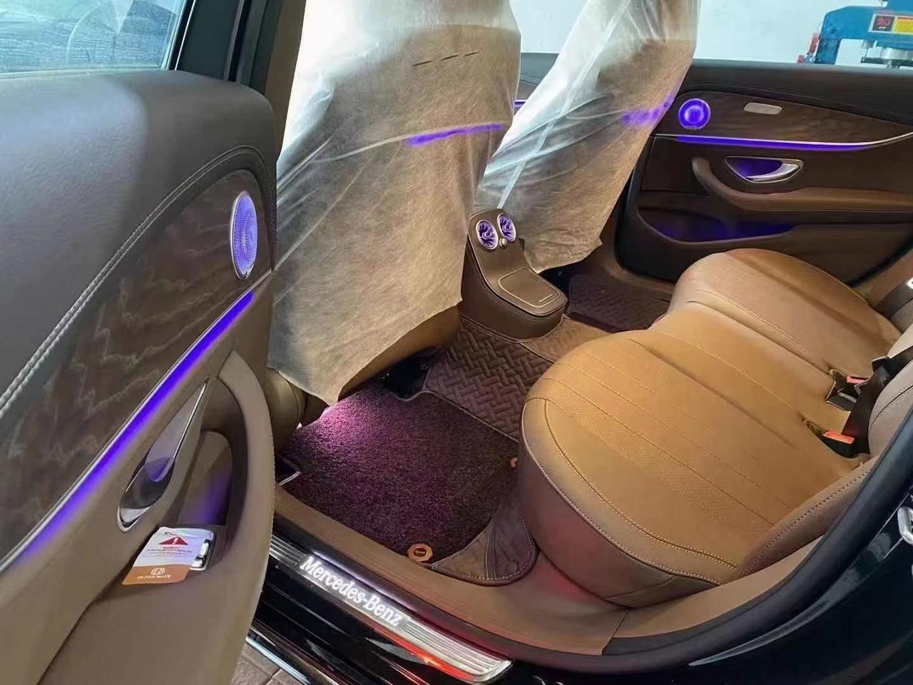 奔驰e氛围灯套餐没有柏林之声可以改