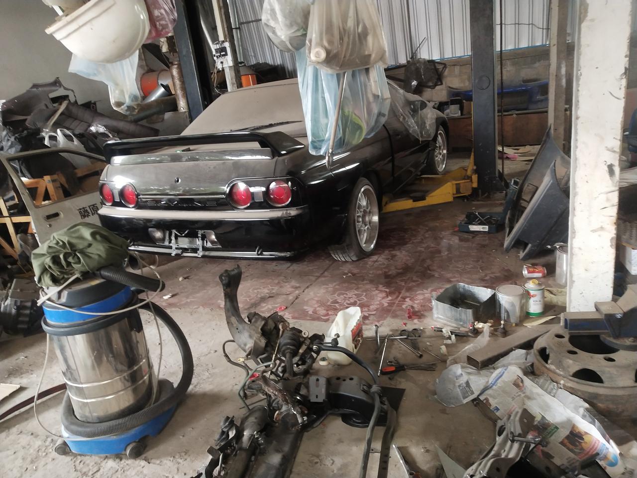 ae86快完工了,老板这里的gtr r32超帅_溜溜哥的爆缸组_懂车帝
