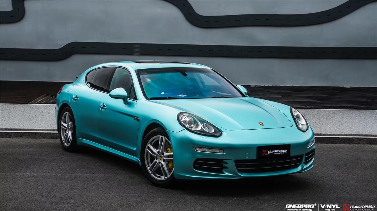保时捷 panamera 电光湖水绿opvsl3801 精湛