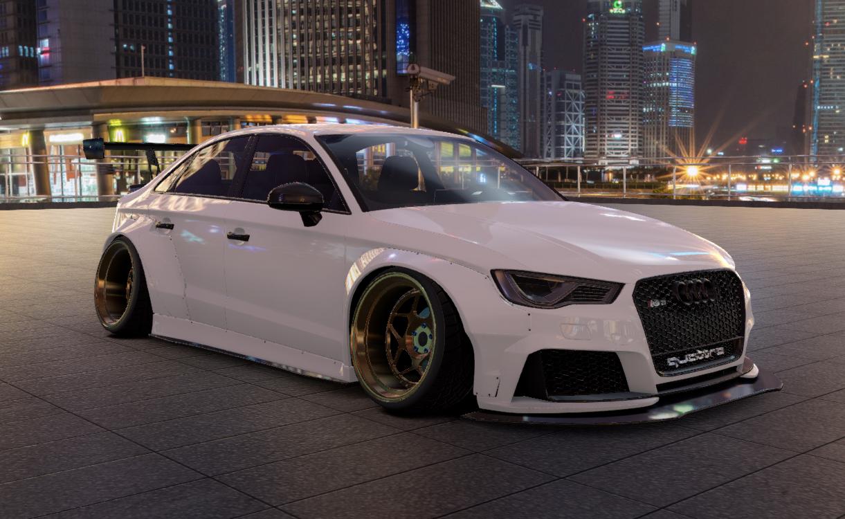 奥迪a3改装宽体低趴_奥迪a3车友圈_懂车帝