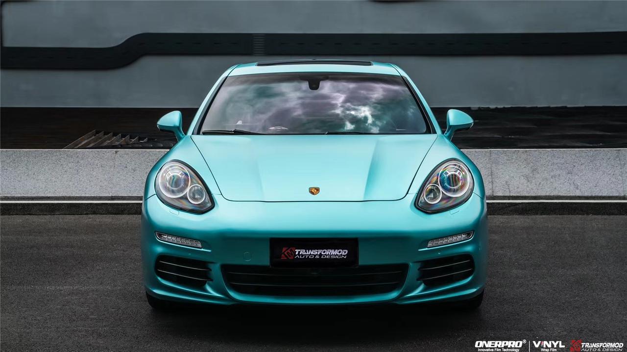 保时捷 panamera 电光湖水绿opvsl3801 精湛