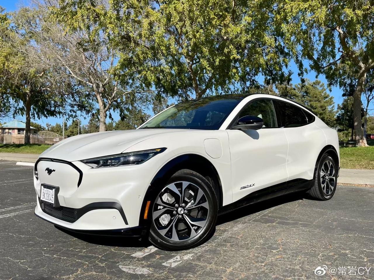 白色也很好看_mustang mach-e车友圈_mache体验店范明瑞_懂车帝