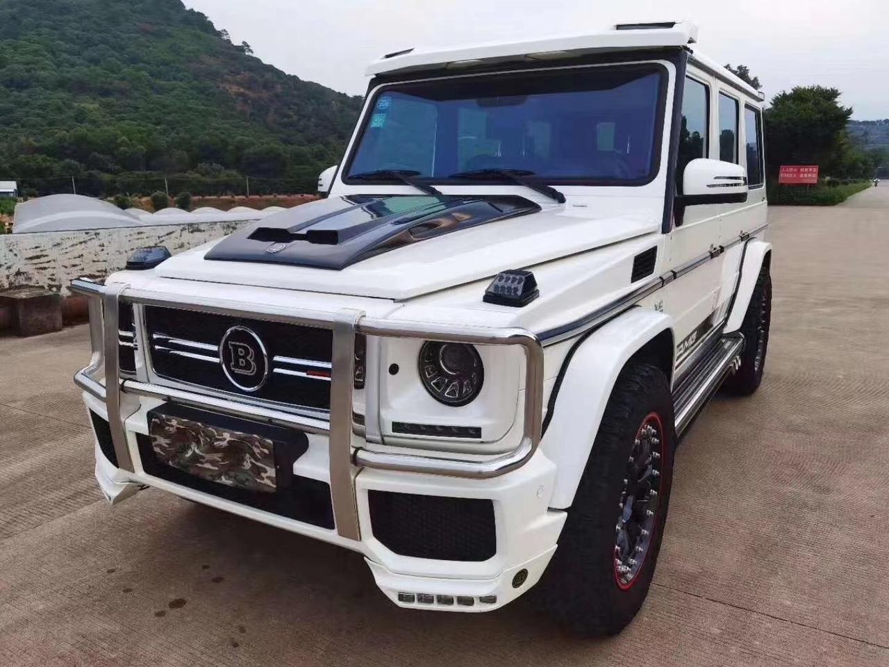 [友圈车展〕 17奔驰巴博斯限量版g65 amg v12 6