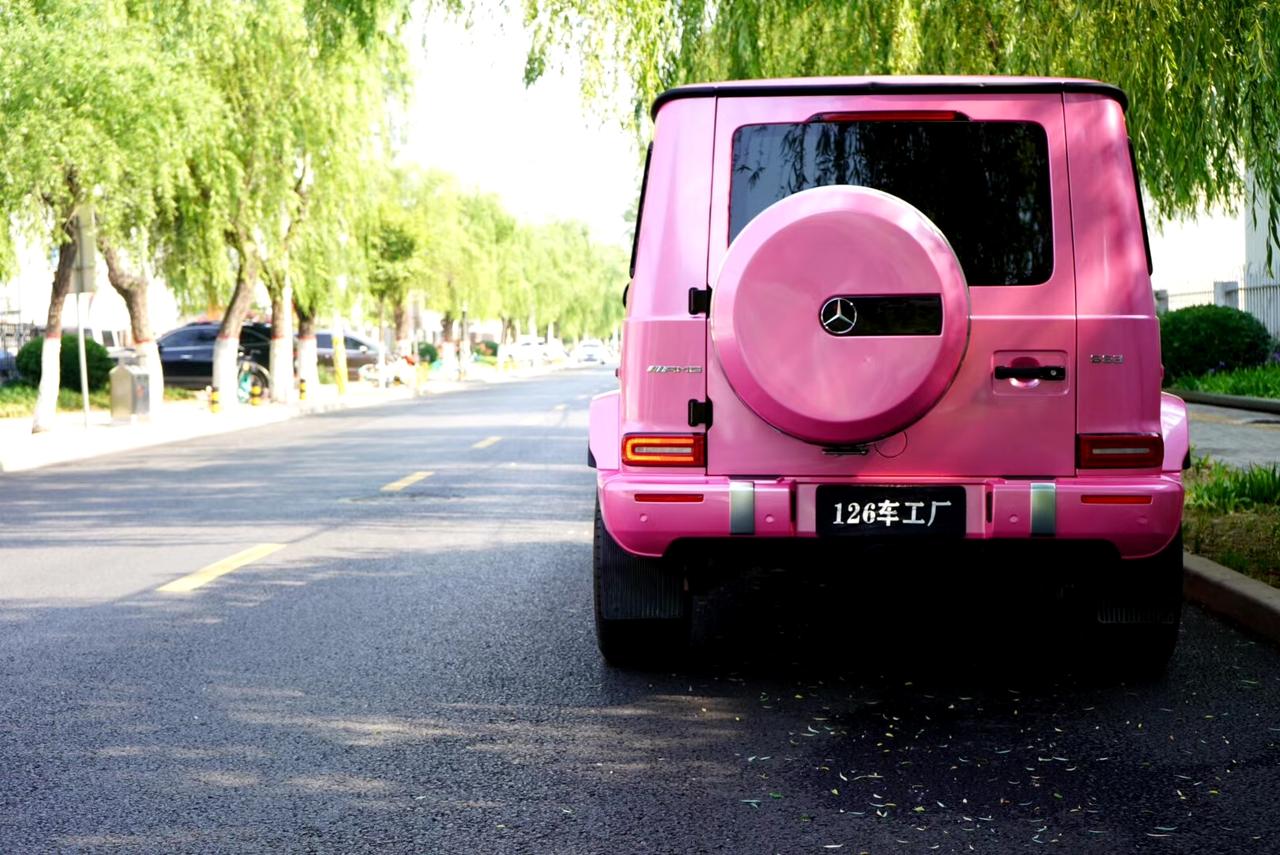 金属贝壳粉 硬汉柔情的感觉 没有男人能拒绝大g 没有女人能拒绝粉色