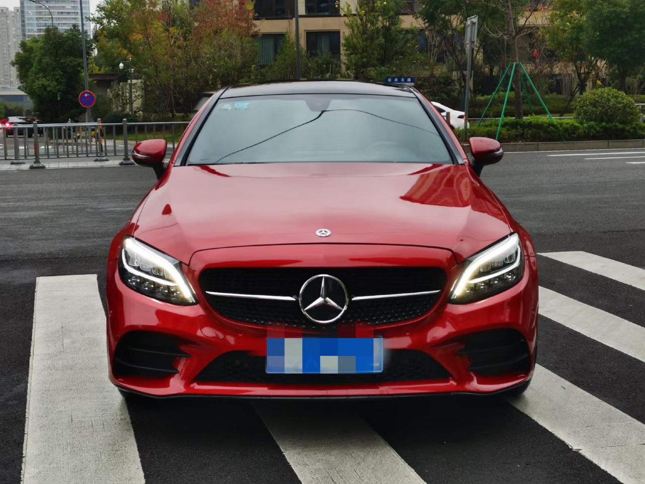 朋友出国留下一台进口奔驰c260coupe两门轿跑抵债,20