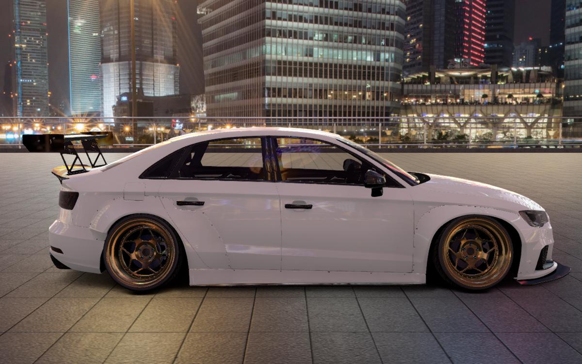 奥迪a3改装宽体低趴_奥迪a3车友圈_懂车帝