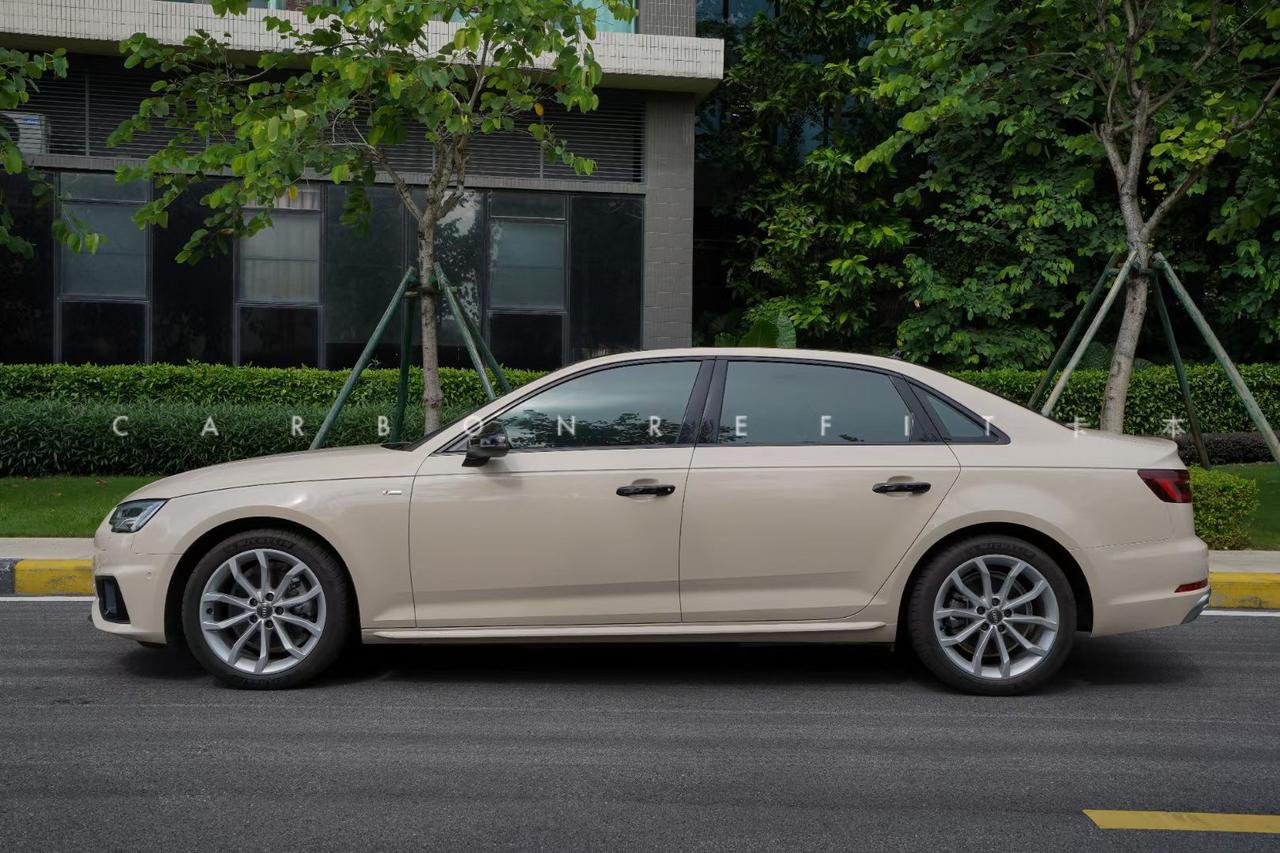 奥迪a4水晶卡其米兰色