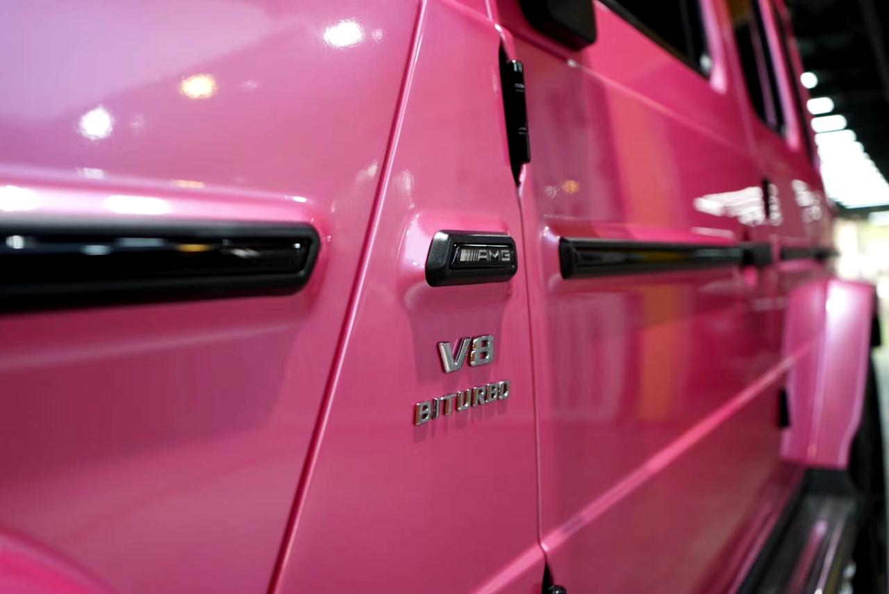 奔驰amg g63 高亮金属贝壳粉硬汉柔情的感觉没有男人