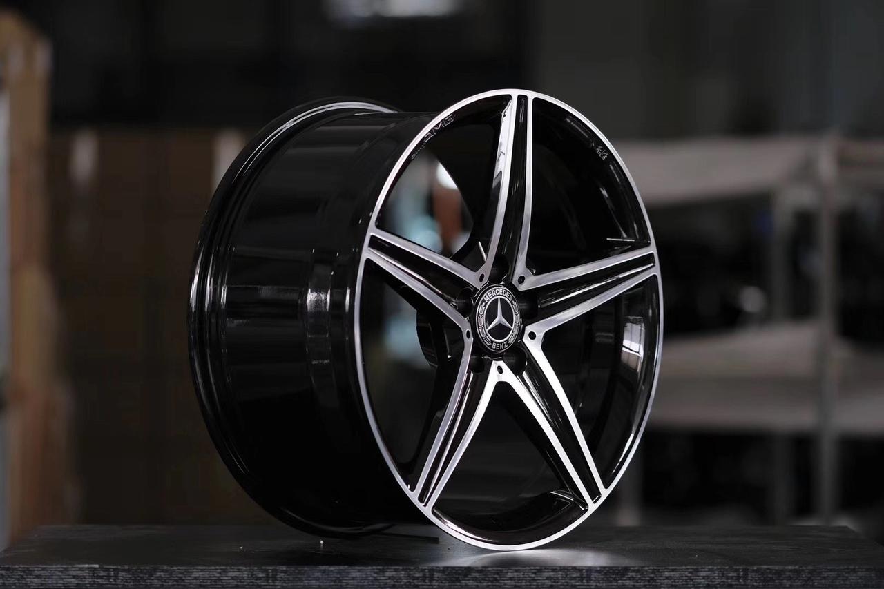 奔驰a200l升级18寸五星轮毂这也太帅了吧