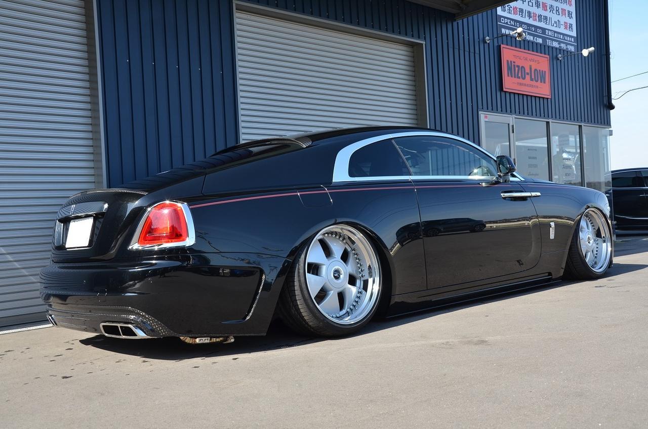 劳斯莱斯魅影跑车低趴改装内容,日本车主的改装作品_魅影车友圈_懂车