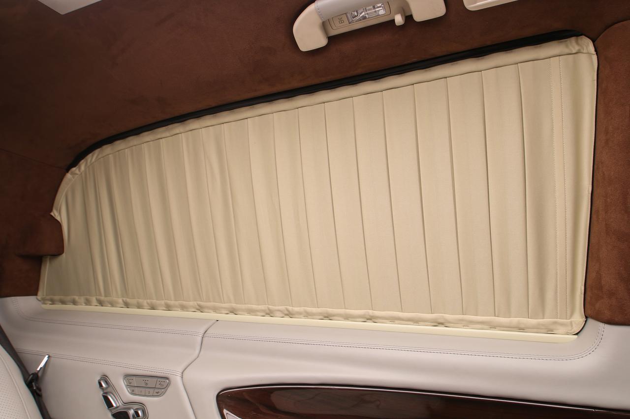 v级迈巴赫款窗帘…一个字 讲究_奔驰v级车友圈_懂车帝