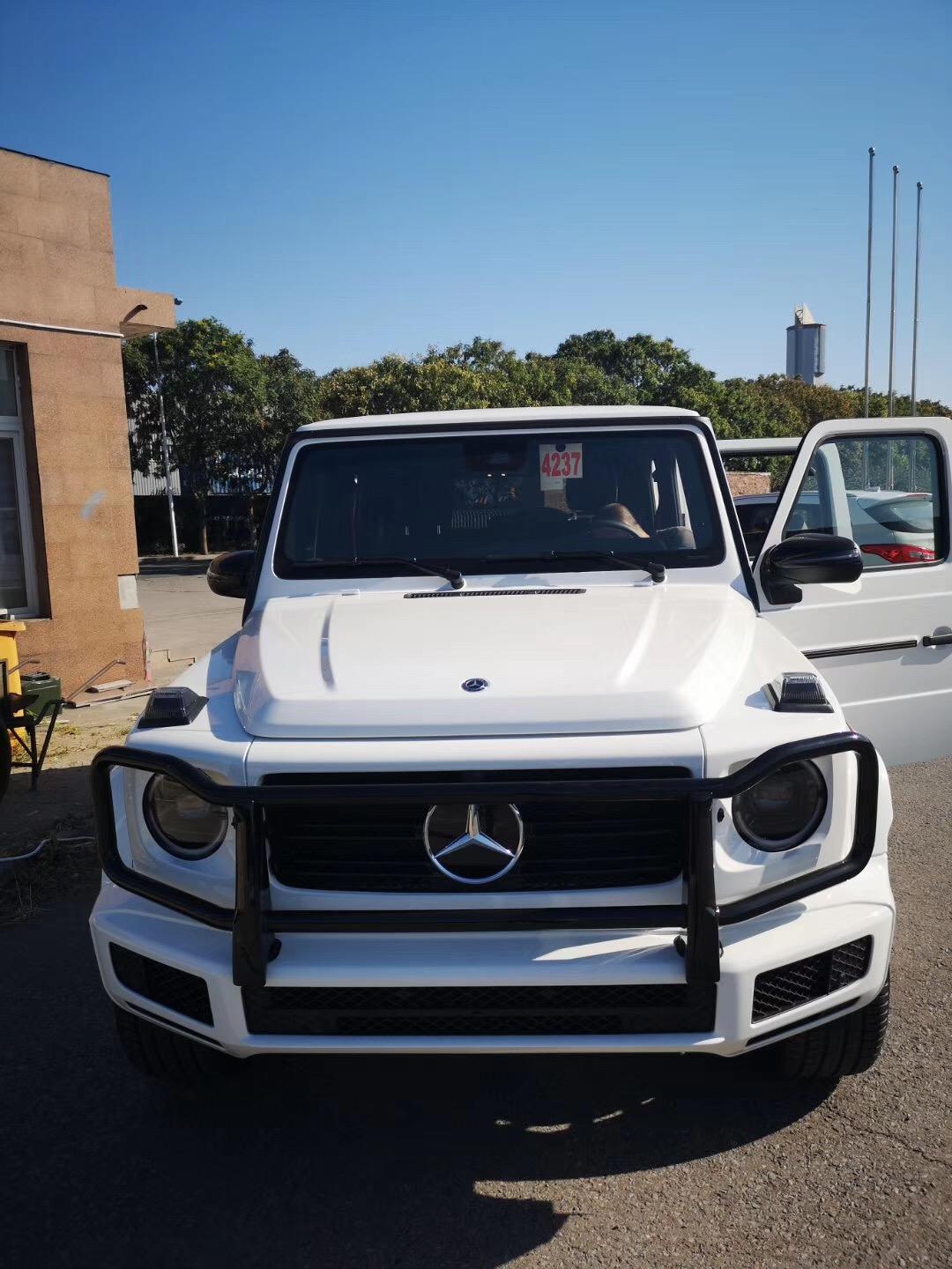 19美规奔驰g550 白黑.amg暗夜包 环保公开 配置:a