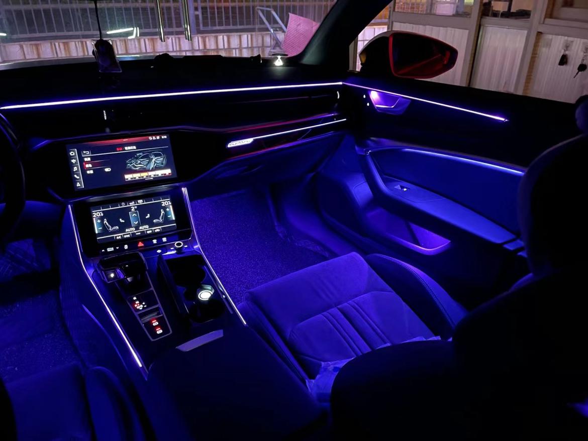 奥迪a6氛围灯套餐氛围灯 升降高音 中音盖板_奥迪a6l车友圈_懂车帝