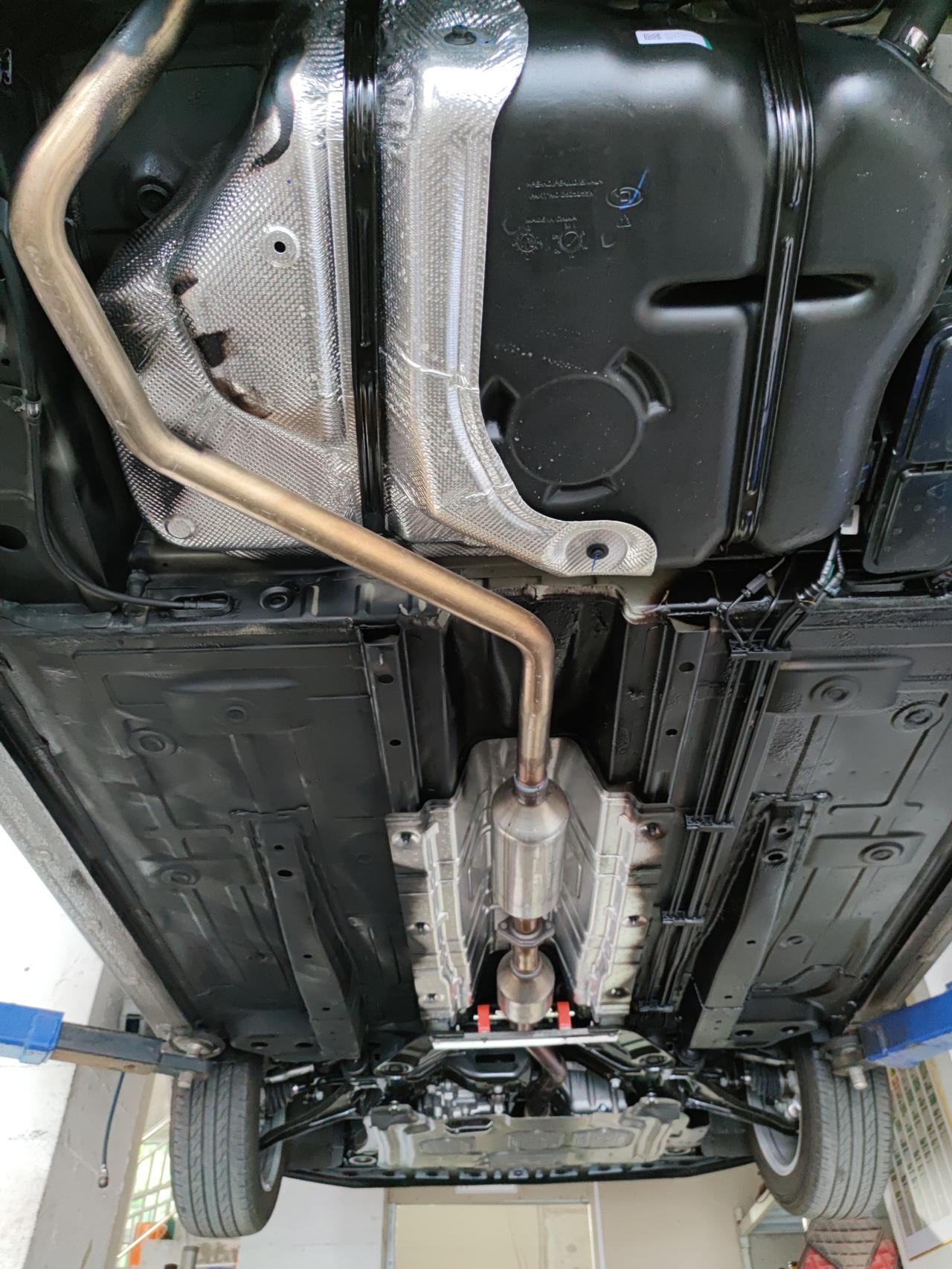 科鲁泽底盘空荡荡