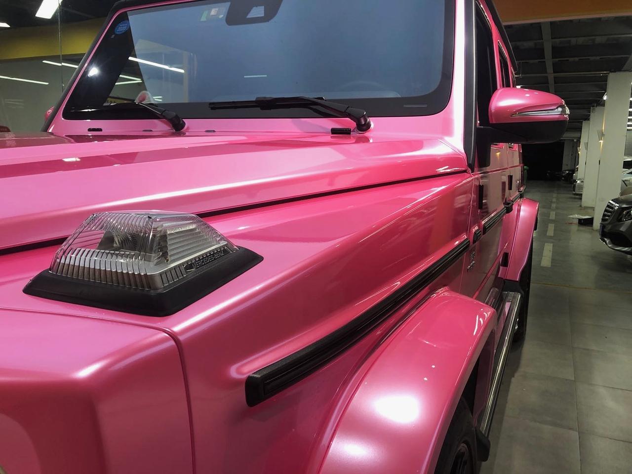 奔驰amg g63 高亮金属贝壳粉硬汉柔情的感觉没有男人