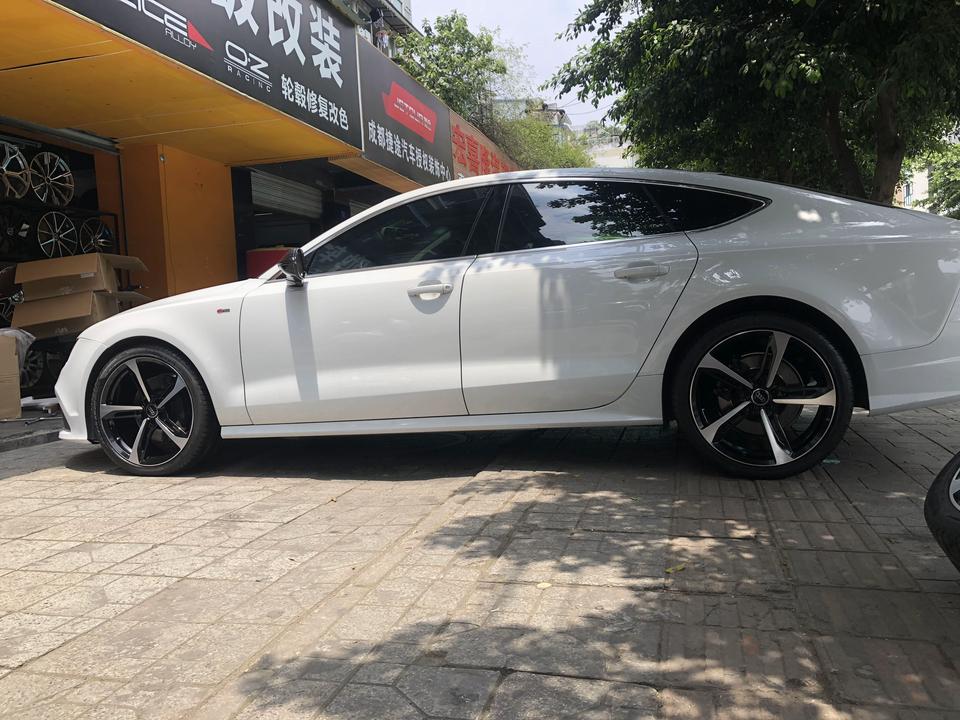 奥迪a7升级20寸经典款刀锋锻造轮毂,安排就完了_奥迪a7车友圈_懂车帝