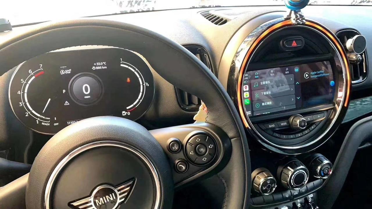 宝马mini升级全液晶仪表激活carplay