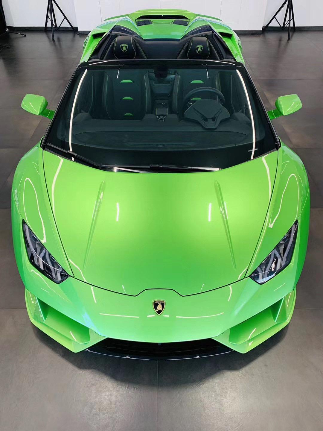 huracán evo spyder 绿色 四驱敞篷自家公