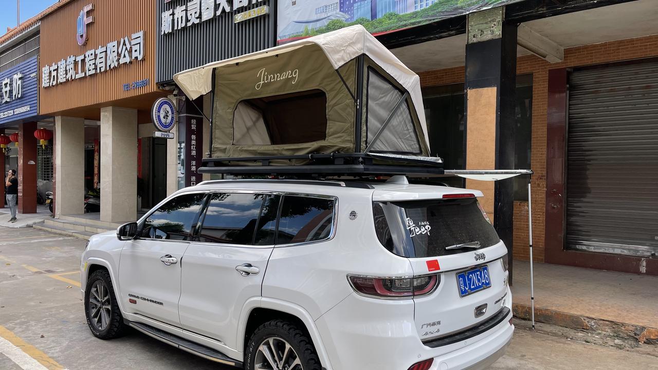 大指挥官原车匹配一体锦囊行李架,带行李架,车顶帐篷,爬梯,侧