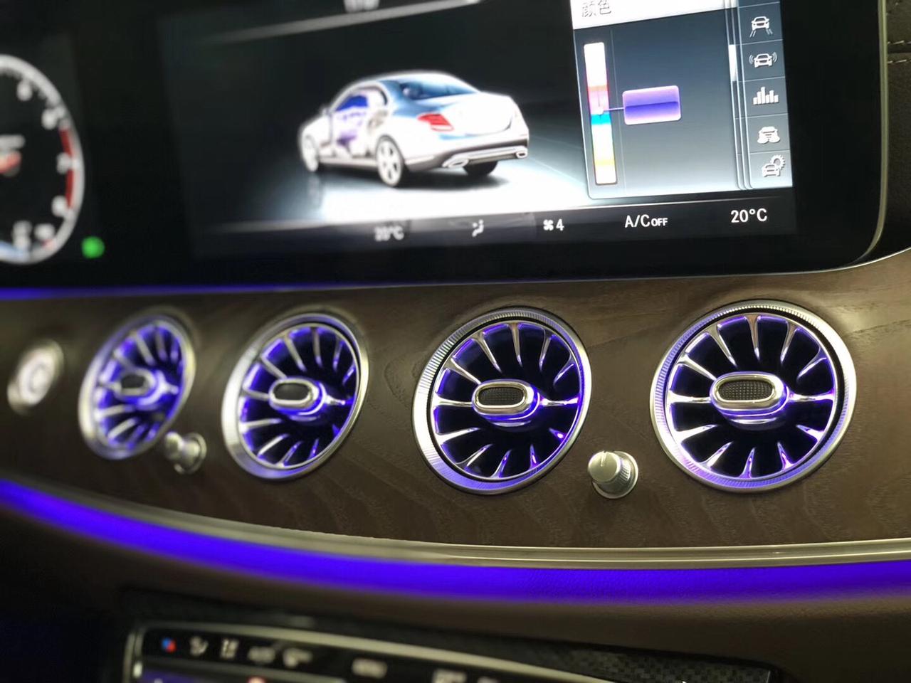 奔驰e300改装涡轮出风口奔驰改装网红产品,好看不贵,提升