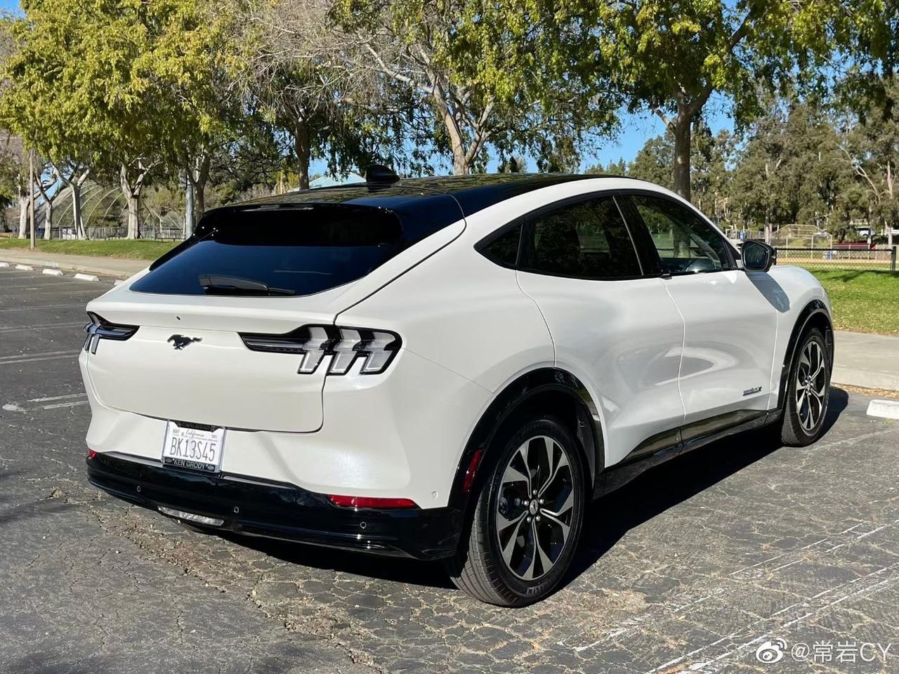 白色也很好看_mustang mach-e车友圈_mache体验店范明瑞_懂车帝
