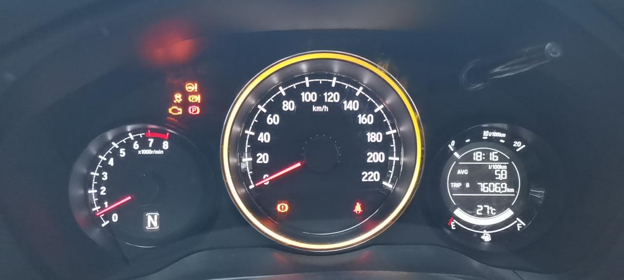 本田xrv1.5l停了几天,启动几次并走了10来公里故障灯一