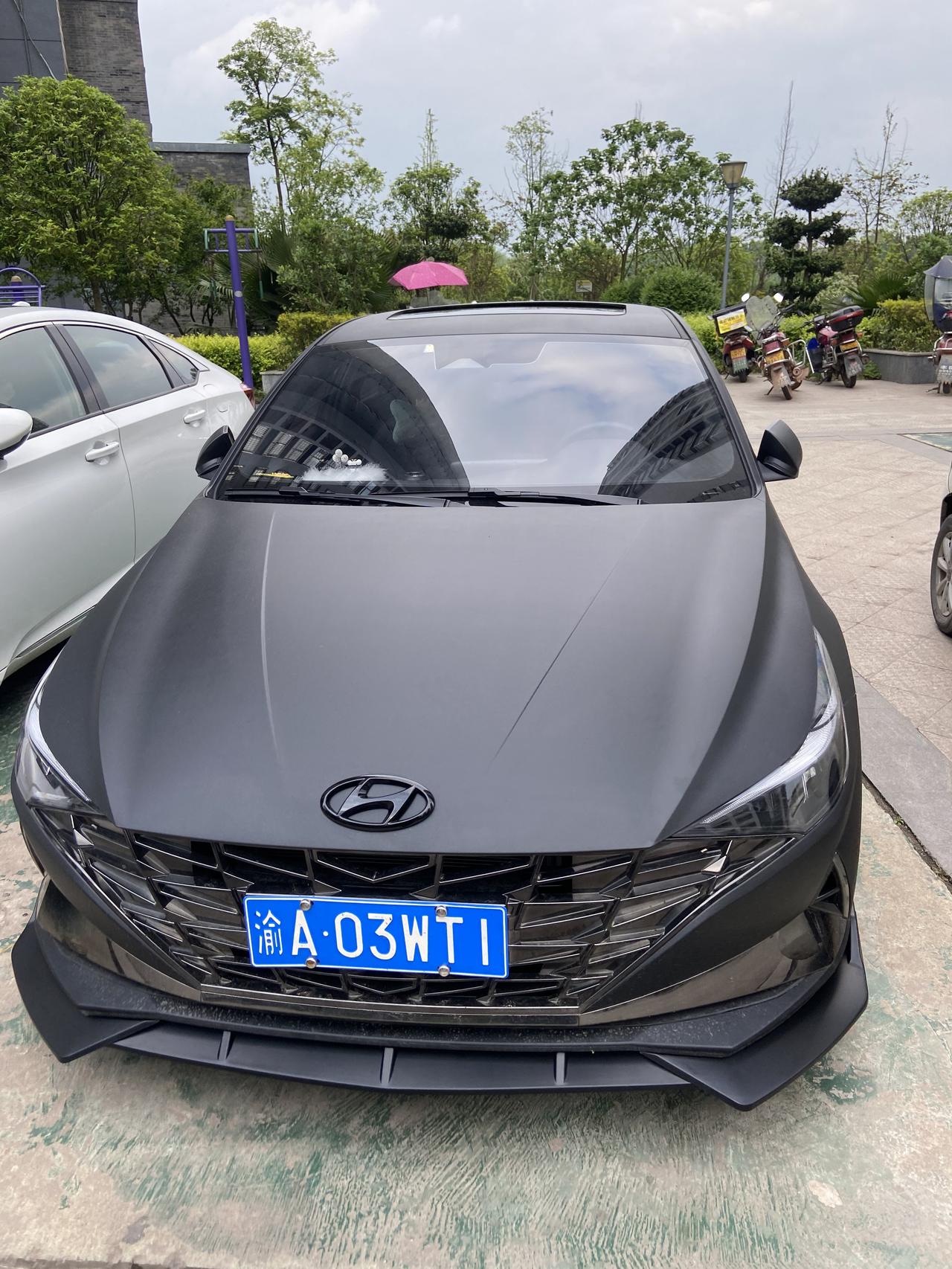 有没有改装了伊兰特的车友