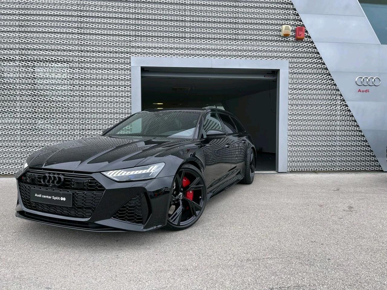 奥迪rs6黑武士男人就得开这样的车努力吧