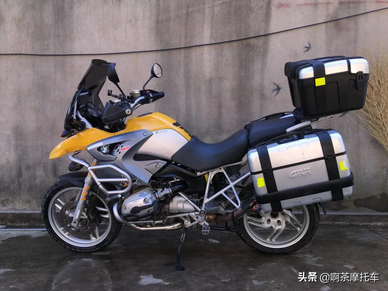 经典宝马1200gs拉力之王全车原版原漆改装碳纤维进口排气givi三箱车况