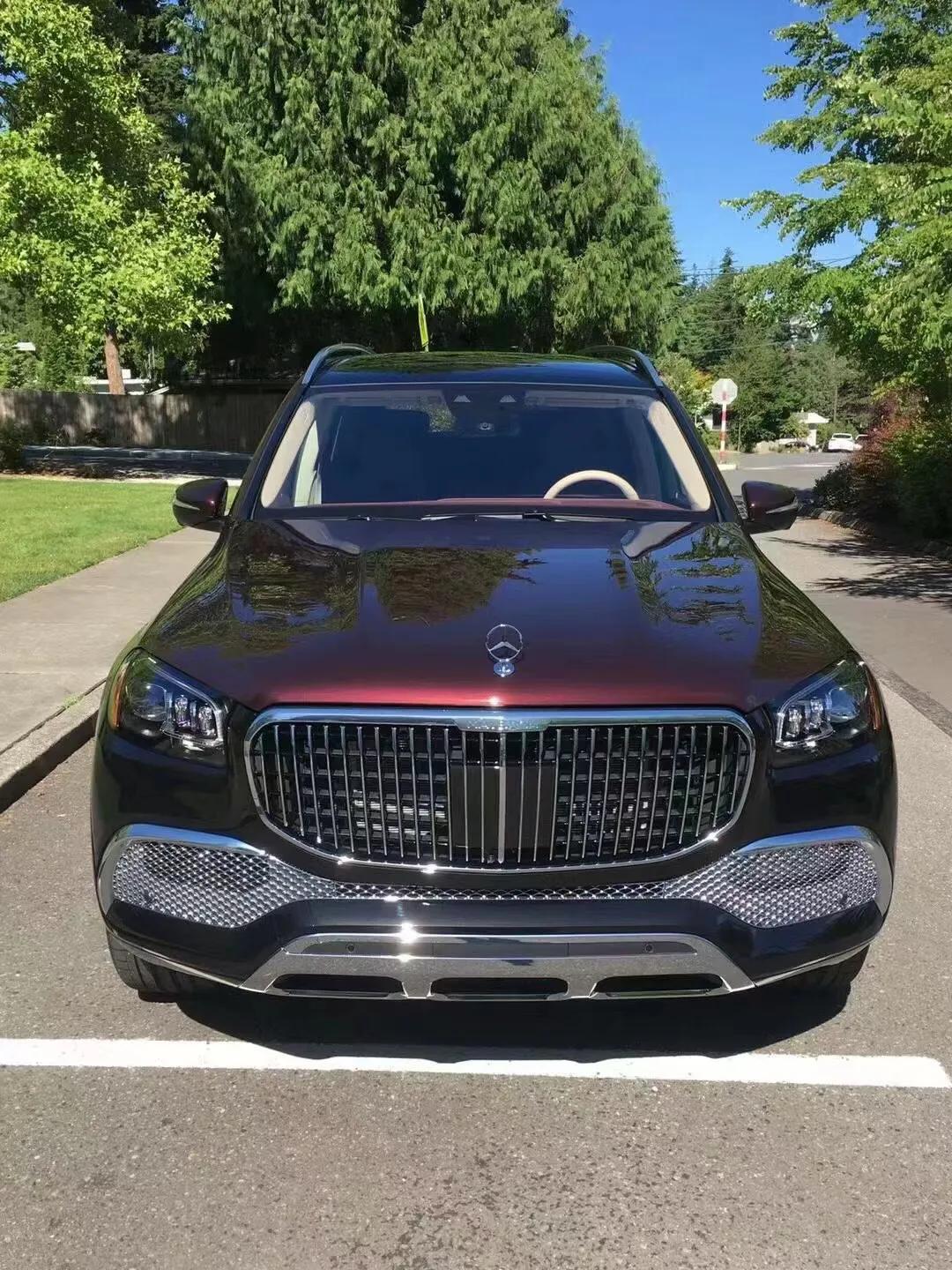 21款 迈巴赫 gls600 外观:黑红双拼,内饰:玛奇朵米