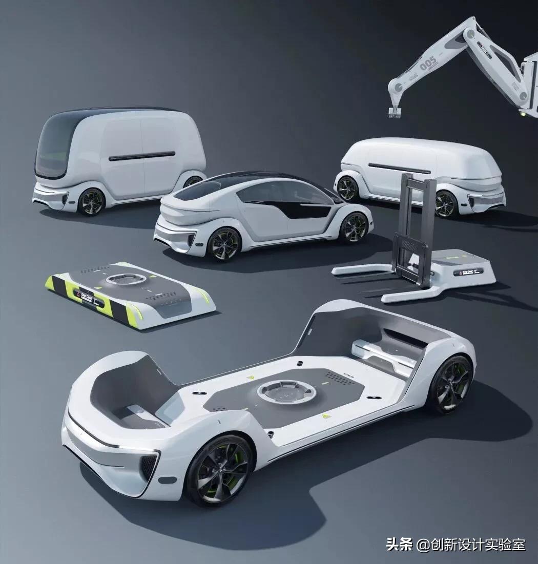 designerfabiomartins汽车模块化概念设计产品设计基本都趋向于两个