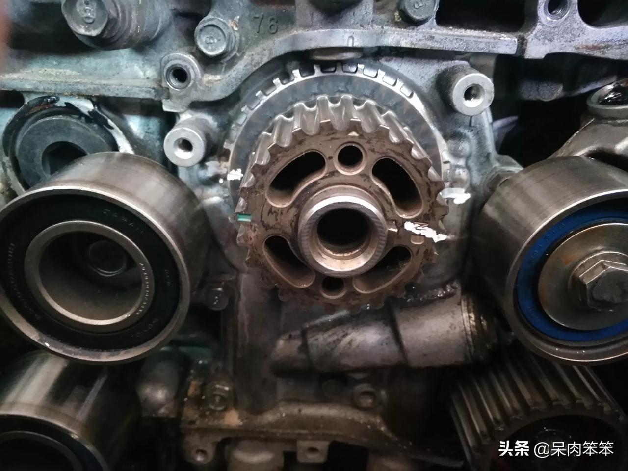 大神们斯巴鲁正时皮带请问是这样对的吗急在线求解