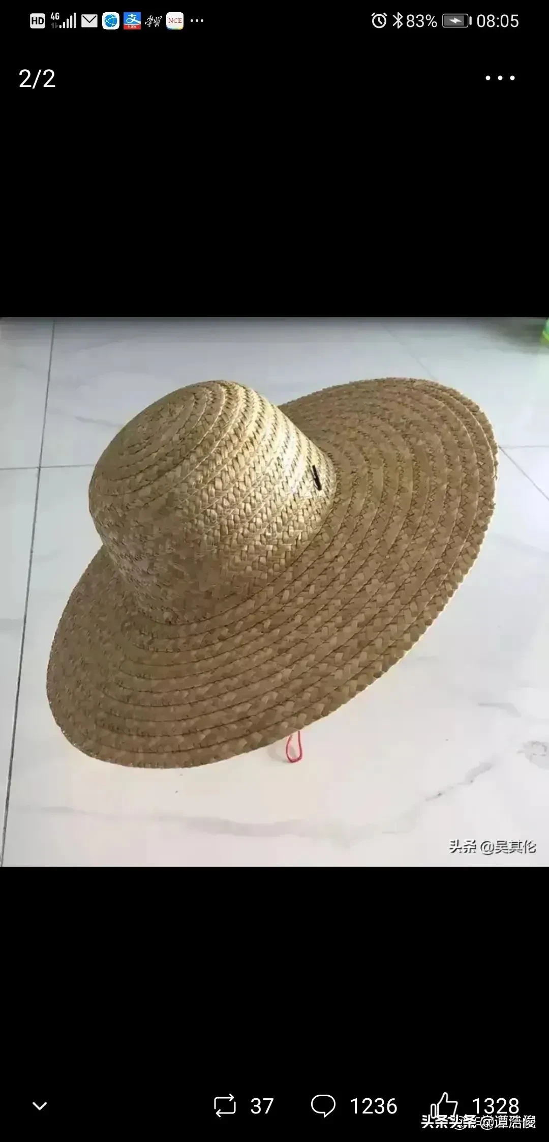 8200元|LV推出售价8200元草帽 网友：戴上影响我插秧吗？