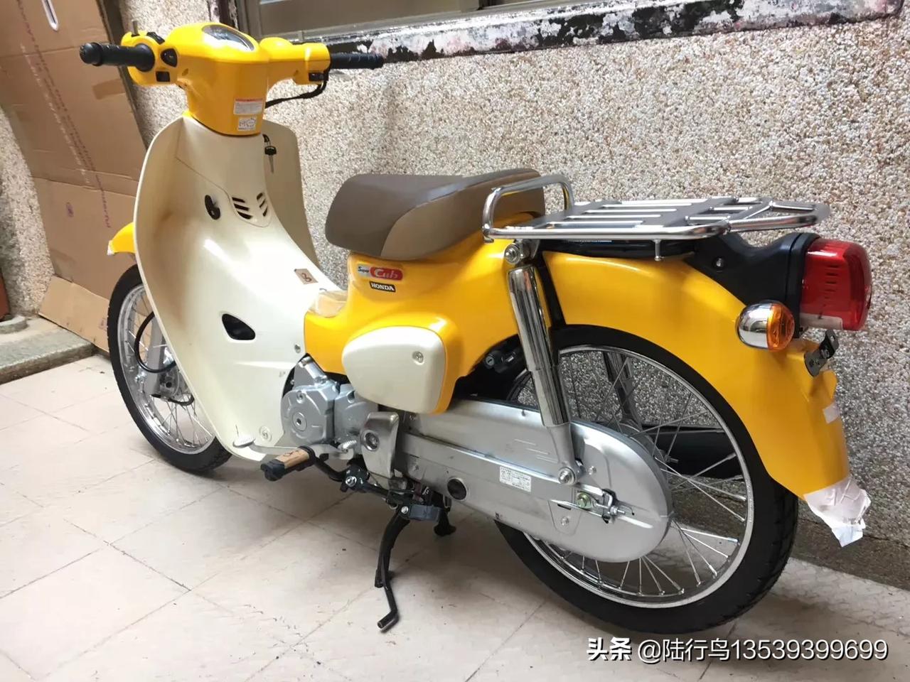 陆行鸟机车:全新19版日产50cc本田幼兽 honda cu